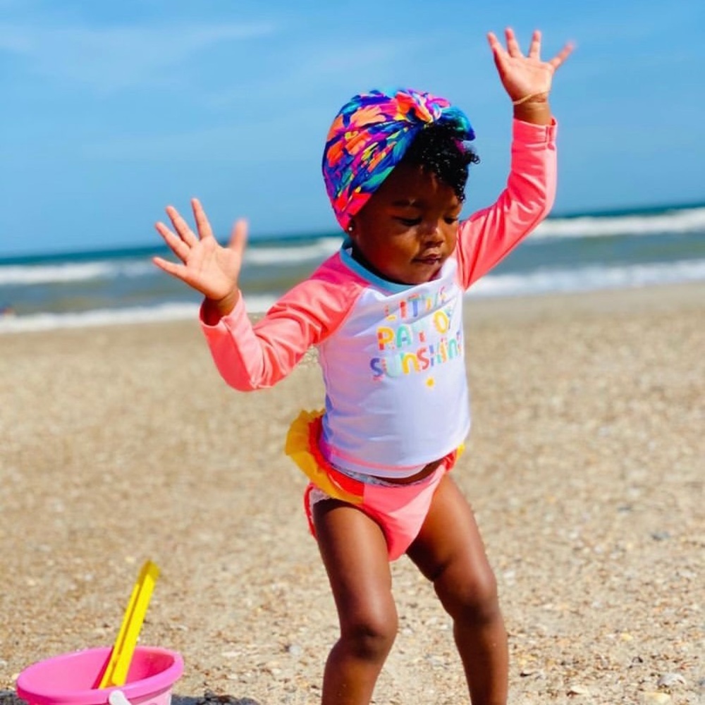 Baby Girl Headband Water Summer Head Turban